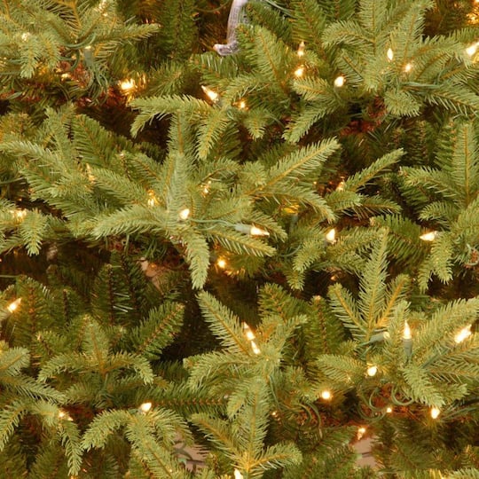 6.5 ft. Pre-Lit Frasier Grande Full Artificial Christmas Tree, Clear Lights